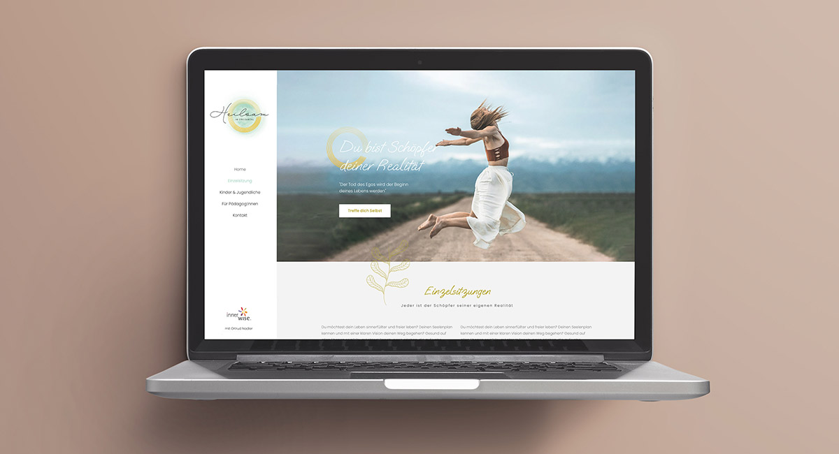 Portfolio Webdesign Laptop Website